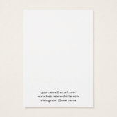 カスタムロゴ白黒イヤリングシンプルディスプレイ (裏面)