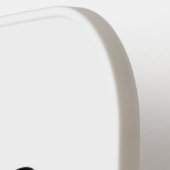 カスタムロゴ白黒ピックボールパドル ピックルボールラケット (左詳細)