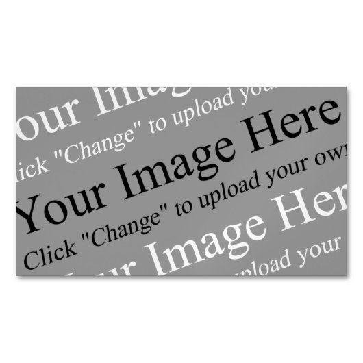 カスタムロゴ磁気名刺 マグネット名刺 (正面)