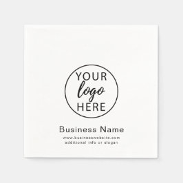 カスタムロゴ紙ナプキン スタンダードカクテルナプキン