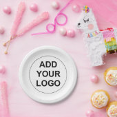 カスタムロゴ紙プレート ペーパープレート (パーティー)