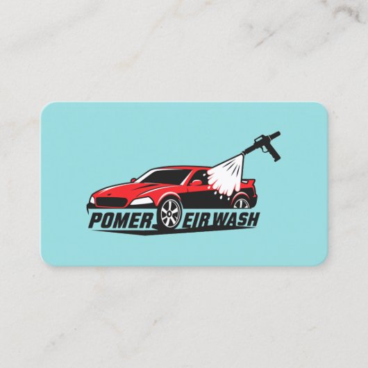 🚨カスタムロゴ自動詳細 名刺 (正面)