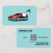 🚨カスタムロゴ自動詳細 名刺 (正面/裏面)