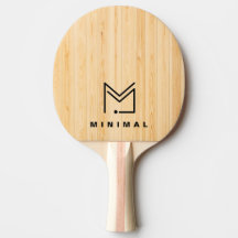 カスタムロゴ薄い木材ミニマルデザイン