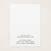 カスタムロゴ薄灰色の木製イヤリング表示カード (裏面)