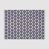 カスタムロゴ虹色グリッタープリントティッシュペーパー 薄葉紙 (正面)