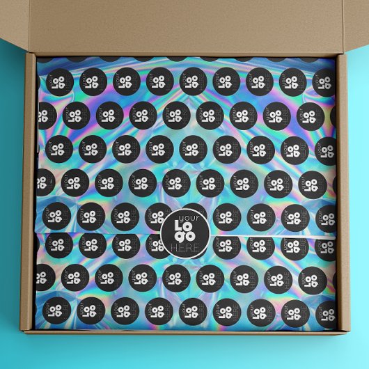 カスタムロゴ虹色ホロプリントティッシュペーパー 薄葉紙