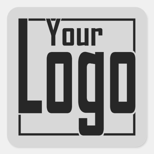 カスタムロゴ追加マーケティング担保ラベル スクエアシール (正面)