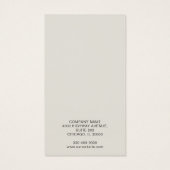 カスタムロゴ追加ライトタンイヤリングディスプレイカード (裏面)