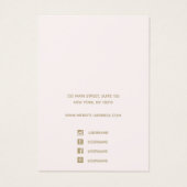 カスタムロゴ追加淡い色のピンクイヤリングジュエリー表示 (裏面)