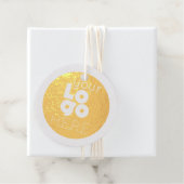 カスタムロゴ金ゴールド又は銀箔ハングタグ フェイバータグ (箱)