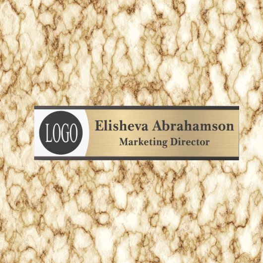 カスタムロゴ金ゴールドOffice Door Signシンボルや象徴名プレート サインプレート