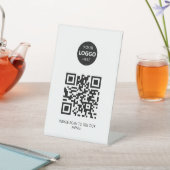 カスタムロゴ非接触モダンペデスタル標識 台座サイン (インサイチュ)