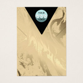 カスタムロゴ黄金の大理石ネックレス表示カード