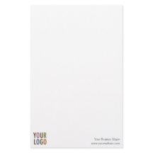 カスタムロゴ5.5インチx 8.5インチのひな形ノート紙