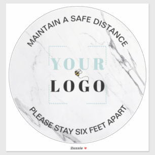 カスタムロゴ6枚足Apart Marble Floor Marker シール