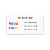 カスタムロゴ・アドレス業務パーソナライズされた ラベル (正面)