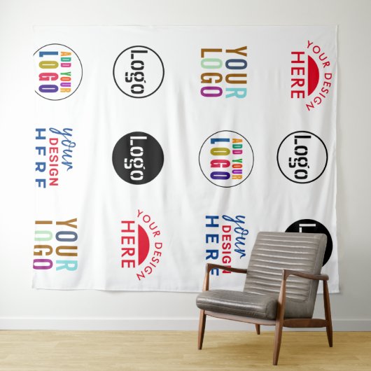 カスタムロゴ イベントバックドロップ ステップアンドリピート タペストリー (インサイチュ(横))