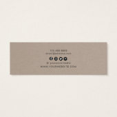 カスタムロゴ・イヤリングバスケスタッド表示カード (裏面)