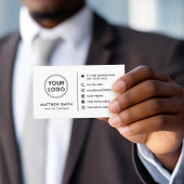 カスタムロゴ ウェブサイト SNS モダンミニマル 名刺