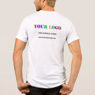 カスタムロゴ オリジナルテキスト 企業ロゴデザイン トライブレンドTシャツ