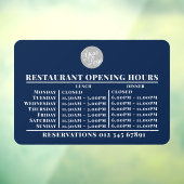 カスタムロゴ オープニング ランチ ディナー 営業時間 レストラン ウィンドウサイン (シート3)