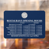 カスタムロゴ オープニング ランチ ディナー 営業時間 レストラン ウィンドウサイン (シート2)