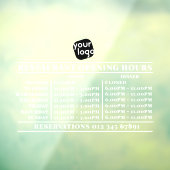 カスタムロゴ オープニング ランチ ディナー 営業時間 レストラン ウィンドウサイン (シート3)