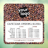 カスタムロゴ オープニング ランチ ディナー 営業時間 食堂 ウィンドウサイン (シート3)