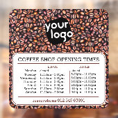 カスタムロゴ オープニング ランチ ディナー 営業時間 食堂 ウィンドウサイン (シート2)