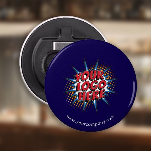 カスタムロゴ、カスタム文字、青 栓抜き