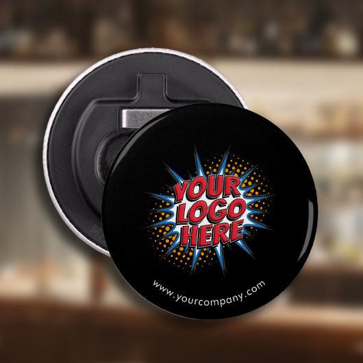 カスタムロゴ、カスタム文字、黒 栓抜き