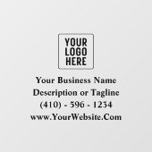 カスタムロゴ カービジネス 広告 マーケティング ウィンドウサイン (シート)