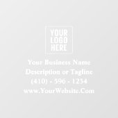 カスタムロゴ カービジネス 広告 マーケティング ウィンドウサイン (シート)