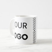 カスタムロゴ コーヒーマグカップ (正面左)