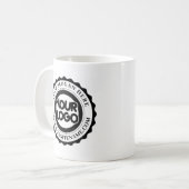 カスタムロゴ コーヒーマグカップ (正面左)