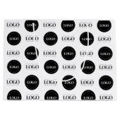 カスタムロゴ ステップアンドリピート ビジネス 会社 ラージペーパーバッグ (正面)