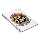 カスタムロゴ・テキスト入りビジネスデザイン ノートブック (右側)
