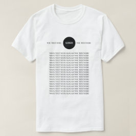 カスタムロゴ テキスト Tシャツ