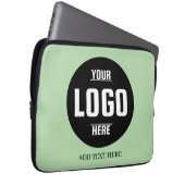 カスタムロゴ ネオプレン ラップトップ スリーブ – 13インチ (正面右)