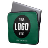 カスタムロゴ ネオプレン ラップトップ スリーブ – 13インチ (正面左)