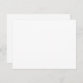 カスタムロゴ・ノート・カード | フラット.ファンシー.モダン. ノートカード (正面/裏面)