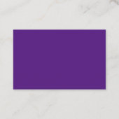 カスタムロゴ&パープル名刺 名刺 (裏面)