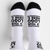 カスタムロゴ、ビジネスまたはブランドロゴのカスタマイズ ソックス (上部)