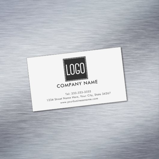 カスタムロゴ | ビジネス企業のブランディング マグネット名刺 (インサイチュ)