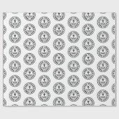 カスタムロゴ・ビジネス会社のパッケージング ラッピングペーパー (フラット)