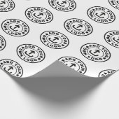 カスタムロゴ・ビジネス会社のパッケージング ラッピングペーパー (角)