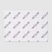 カスタムロゴ・ビジネス会社のパッケージング 薄葉紙 (正面)