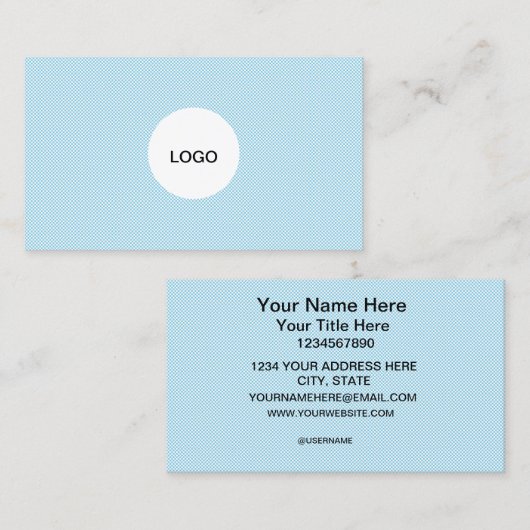 カスタムロゴ・ビジネス・カード | クリエイティブ&プロ 名刺 (正面/裏面)