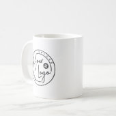 カスタムロゴ ビジネス コーヒーマグカップ (正面左)